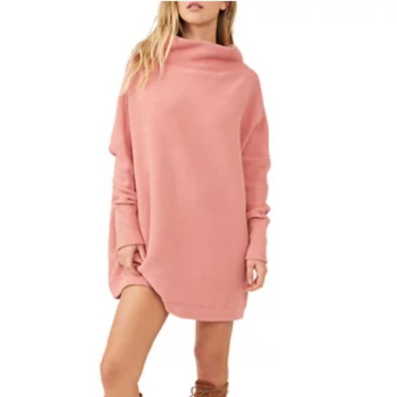 Free People Ottoman Slouchy Tunic Sweater Dress Oversized - Picture 3 of 8